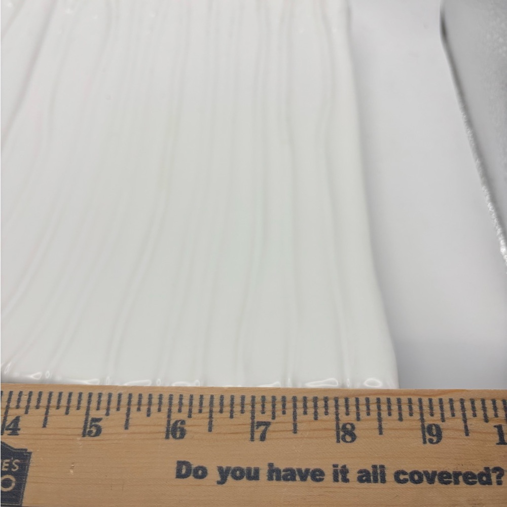 White Asparagus Ceramic Tray/Plate - Picture 7 of 10